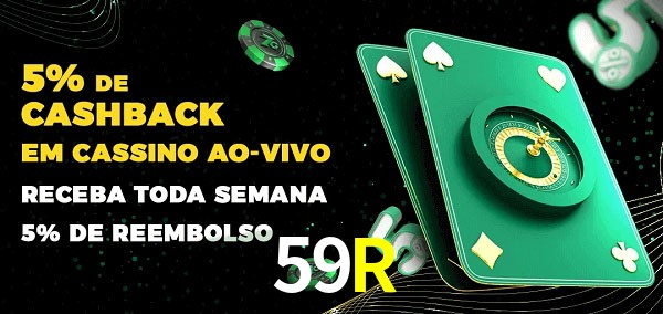 Promoções do cassino ao Vivo 59R